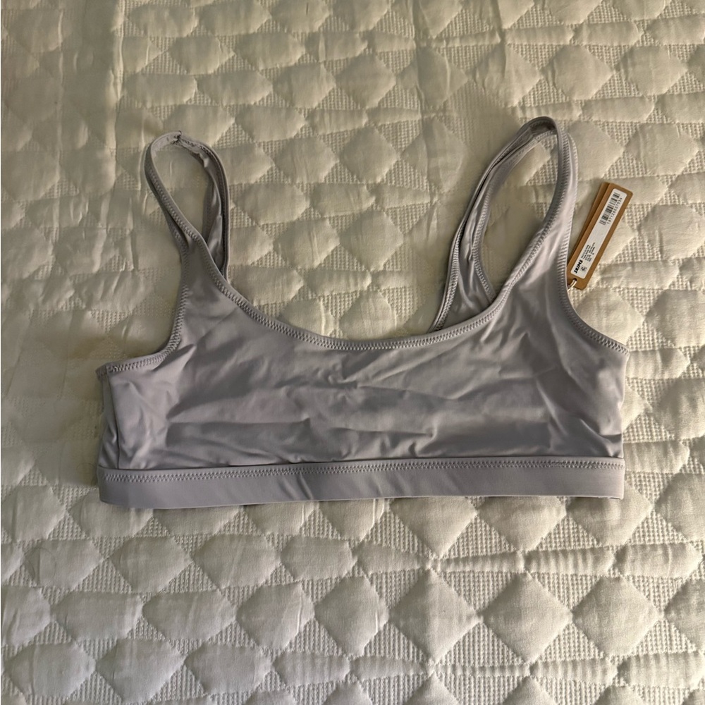 SKIMS SIGNATURE SWIM TANK
BIKINI TOP chrome Medium